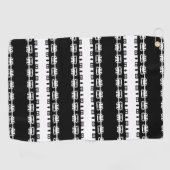Serviette De Golf Motif africain Ebony Rhythm (Horizontal)