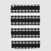 Serviette De Golf Motif africain Ebony Rhythm (Devant)