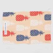 Serviette De Golf Motif ananas (Horizontal)