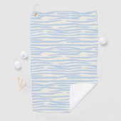 Serviette De Golf Motif animal bleu (En situation)