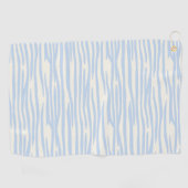 Serviette De Golf Motif animal bleu (Horizontal)