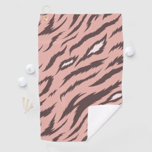 Serviette De Golf Motif animal d'impression de fourrure