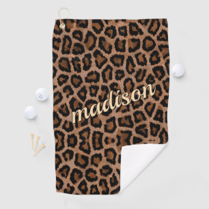 Serviette De Golf Motif animal magnifique à la mode de grand chat d