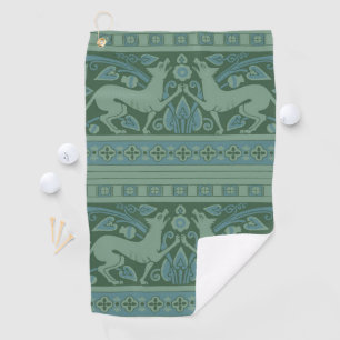 Serviette De Golf Motif animalier Art Déco Nouveau Chien Nature