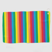 Serviette De Golf Motif arc-en-ciel simple (Horizontal)