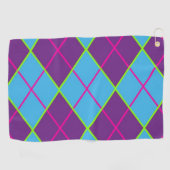 Serviette De Golf Motif Argyle Classique (Horizontal)