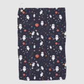 Serviette De Golf motif astronaute (Devant)