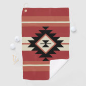 Serviette De Golf motif Aztec (En situation)