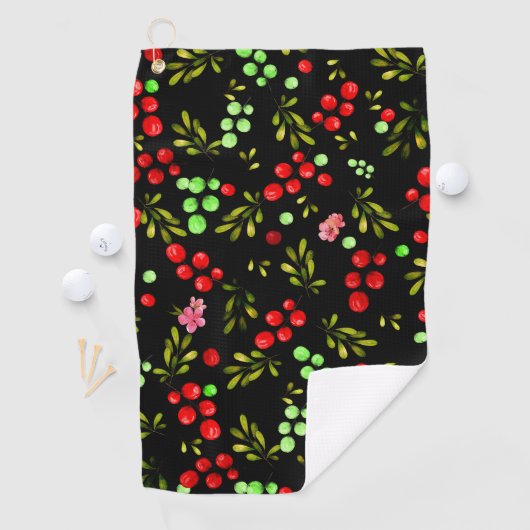 Serviette De Golf Motif Berries (En situation)