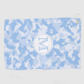Serviette De Golf Motif bleu de camouflage de Camo | décoré d'un (Horizontal)