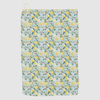Serviette De Golf Motif botanique floral au citron frais