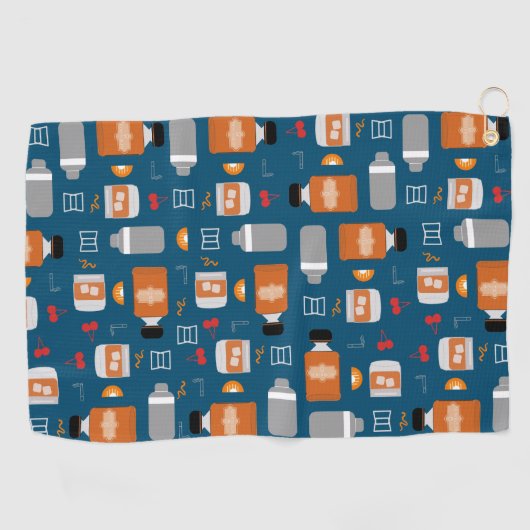 Serviette De Golf Motif Bourbon (Horizontal)