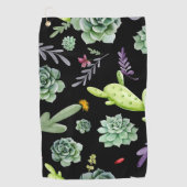 Serviette De Golf Motif Cactus 2 (Devant)