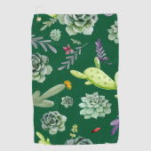 Serviette De Golf Motif Cactus 3 (Devant)