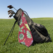 Serviette De Golf Motif Cactus 4 (Vert)