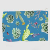 Serviette De Golf Motif Cactus 5 (Horizontal)