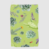 Serviette De Golf Motif Cactus 6 (Devant)