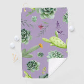 Serviette De Golf Motif Cactus 7 (En situation)