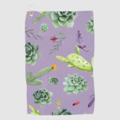 Serviette De Golf Motif Cactus 7 (Devant)