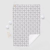 Serviette De Golf Motif celtique à double spirale (En situation)