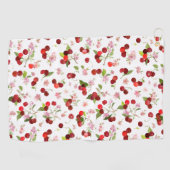 Serviette De Golf Motif cerise 1 (Horizontal)