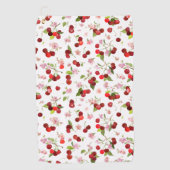 Serviette De Golf Motif cerise 1 (Devant)