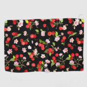 Serviette De Golf Motif cerise 2 (Horizontal)