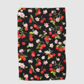 Serviette De Golf Motif cerise 2 (Devant)