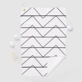 Serviette De Golf Motif Chevron Stripes (En situation)