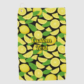 Serviette De Golf Motif citron (Devant)