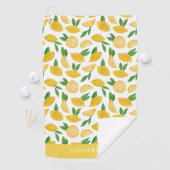 Serviette De Golf Motif citron (En situation)