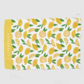 Serviette De Golf Motif citron (Horizontal)