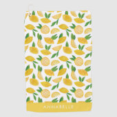 Serviette De Golf Motif citron (Devant)