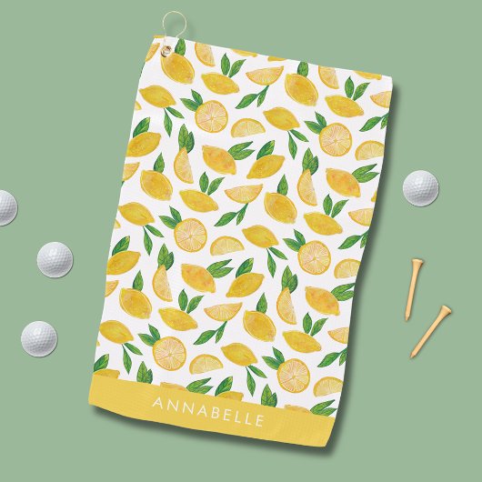 Serviette De Golf Motif citron