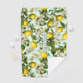 Serviette De Golf Motif Citrons (En situation)