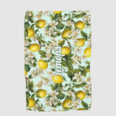 Serviette De Golf Motif Citrons (Devant)