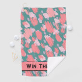 Serviette De Golf Motif Coloré (En situation)