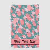 Serviette De Golf Motif Coloré (Devant)