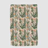Serviette De Golf Motif coloré de cactus (Devant)