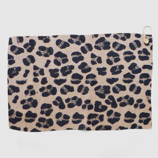 Serviette De Golf Motif Cool Leopard (Horizontal)