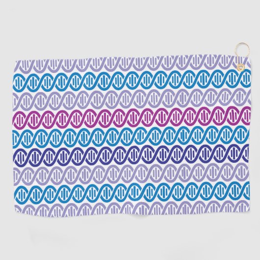 Serviette De Golf Motif d'ADN (Horizontal)