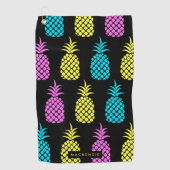 Serviette De Golf Motif d'ananas (Devant)