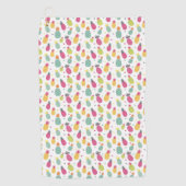 Serviette De Golf Motif d'ananas à fruits tropicaux d'été (Devant)