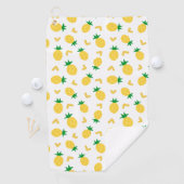 Serviette De Golf Motif d'ananas mou et drôle (En situation)