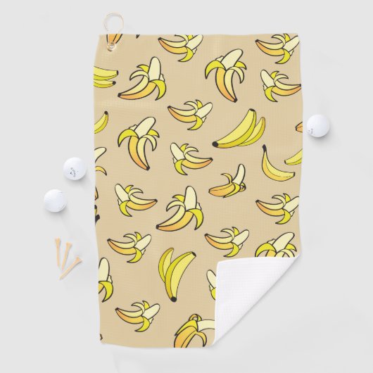 Serviette De Golf Motif de banane (En situation)