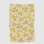 Serviette De Golf Motif de banane (Devant)