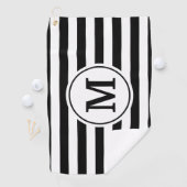 Serviette De Golf Motif de bandes (En situation)