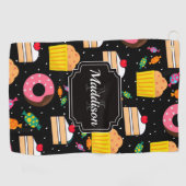 Serviette De Golf Motif de bonbons mignon (Horizontal)