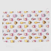 Serviette De Golf Motif de bouteille de Parfum (Horizontal)
