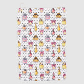 Serviette De Golf Motif de bouteille de Parfum (Devant)